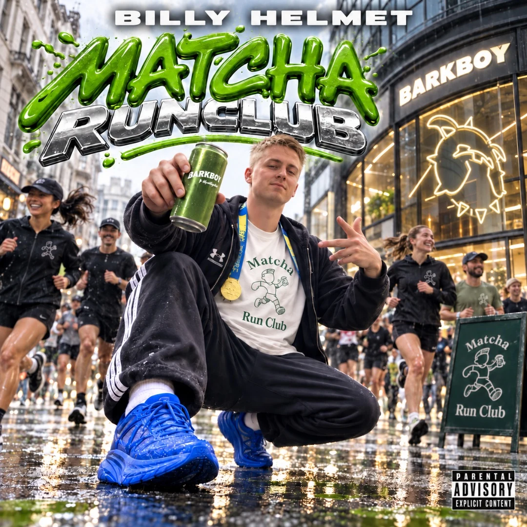 MATCHA RUNCLUB artwork by Billy Helmet